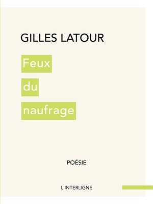 cover image of Feux du naufrage